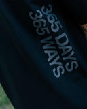365 ways, Black, Oversize Tee